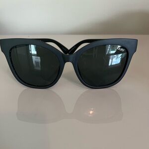 Quay Australia Matte Black Sunglasses